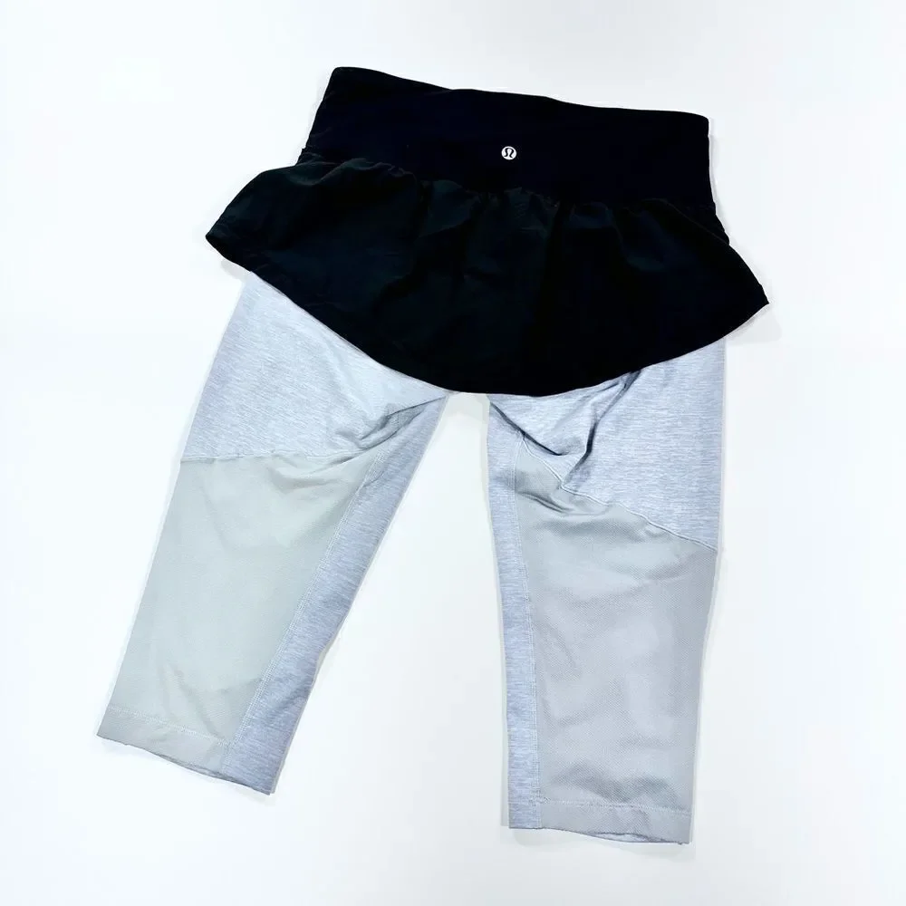 Lululemon Spin it to Win it cropped skirted legging 8